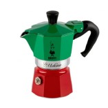 Bialetti La Mokina Tricolore гейзерная кофеварка на 1 порцию